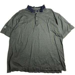 VTG Belleair Country Club Callaway Golf Two-Ply Sz L Blue Mercerized Cotton Polo